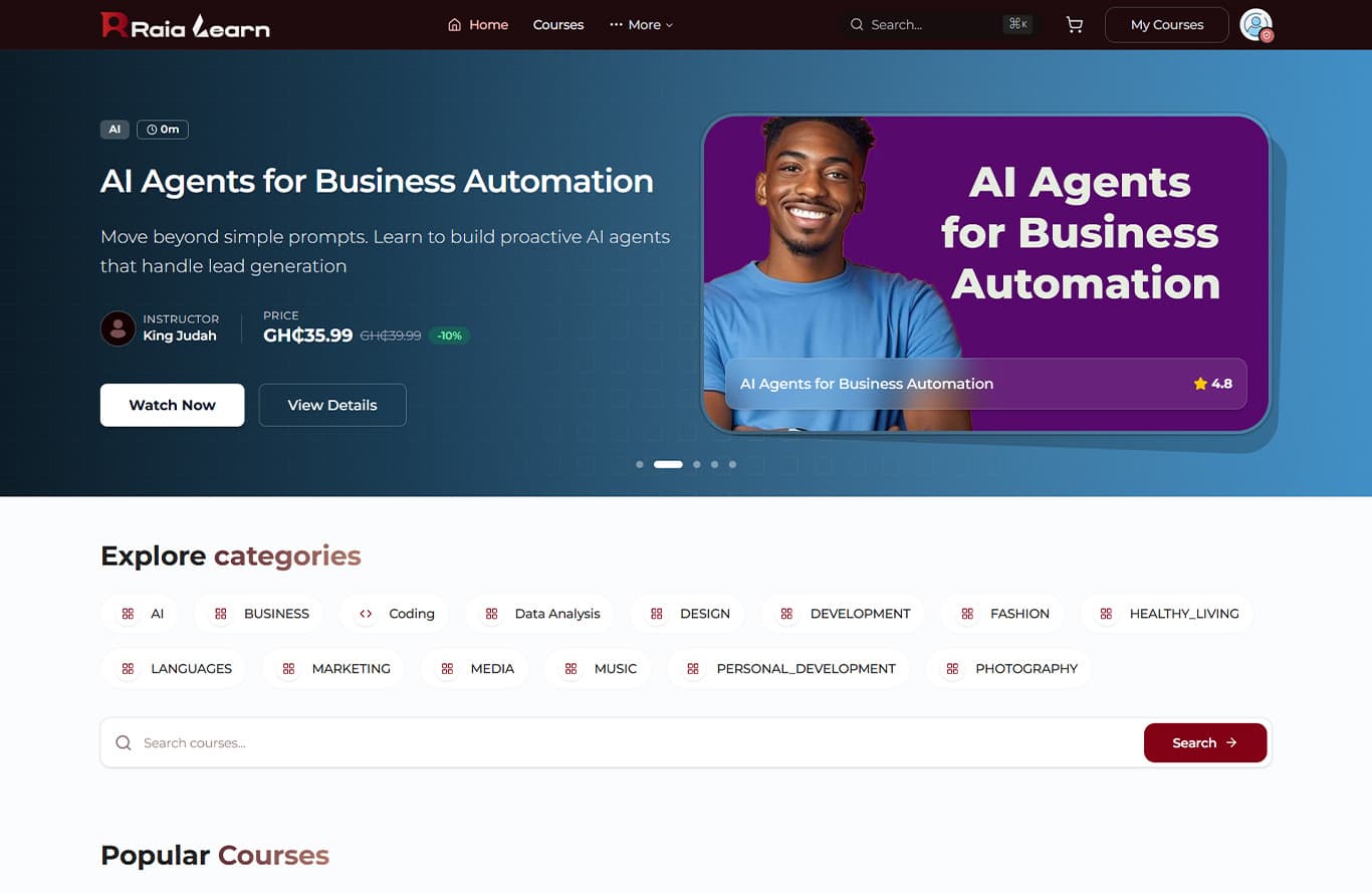 Site Navigation preview